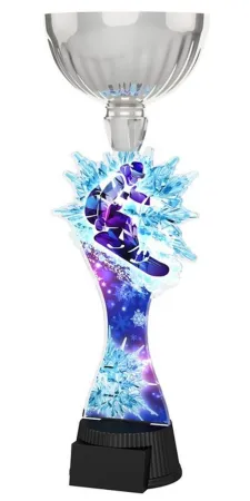 Akrylátová trofej ACUPCSM68 | Snowboard Výška cm: 28,5