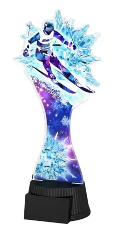 Akrylátová trofej ACUTCM66 | Sjezdové lyžování Výška cm: 23, Šířka cm: 10