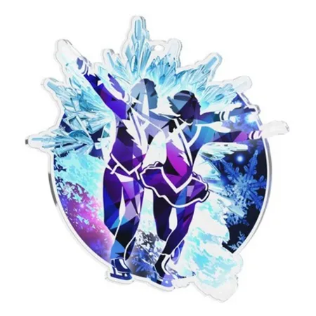 Akrylátová medaile MDAS0080M08 | Krasobruslení Stuha: ST1, MD průměr: 6