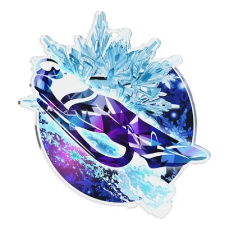 Akrylátová medaile MDAS0080M10 Stuha: ST19, MD průměr: 8