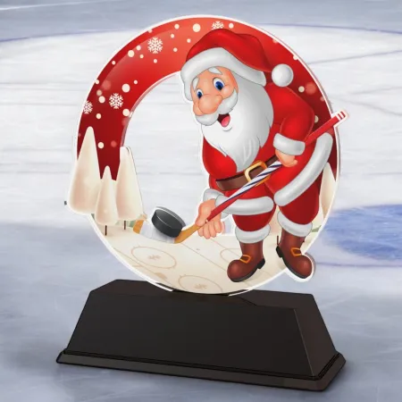 Akrylátová trofej AKEKC002M06 | Vánoce Výška cm: 15, Šířka cm: 12