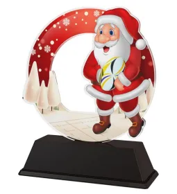 Akrylátová trofej AKEKC002M11 | Vánoce Výška cm: 15, Šířka cm: 12
