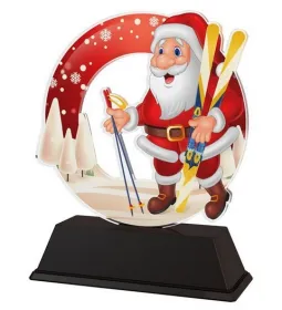 Akrylátová trofej AKEKC002M12 | Vánoce Výška cm: 14, Šířka cm: 11