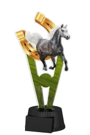 Akrylátová trofej ACUTN001M11 | Jezdectví Výška cm: 22, Šířka cm: 10.5