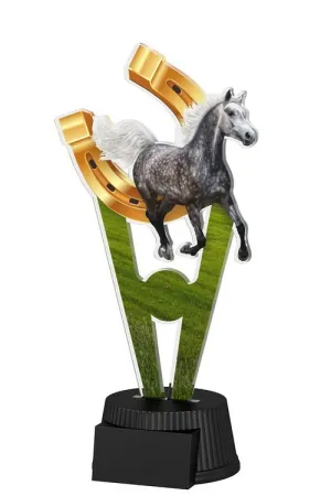 Akrylátová trofej ACUTN001M11 | Jezdectví Výška cm: 22, Šířka cm: 10.5