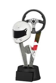 Akrylátová trofej ACUTN001M18 | Motorsport Výška cm: 17, Šířka cm: 8.5