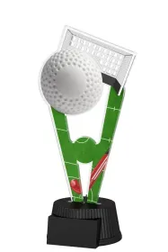 Akrylátová trofej ACUTN001M24 | Pozemní hokej Výška cm: 19, Šířka cm: 9
