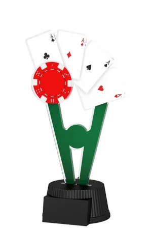 Akrylátová trofej ACUTN001M26 | Karty Výška cm: 15, Šířka cm: 7