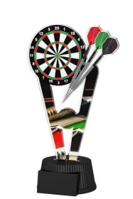 Akrylátová trofej ACUTN001M27 | Šipky Výška cm: 26, Šířka cm: 13