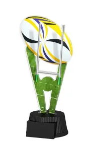 Akrylátová trofej ACUTN001M30 | Americký fotbal Výška cm: 26, Šířka cm: 13