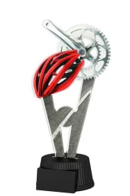 Akrylátová trofej ACUTN001M36 | Cyklistika Výška cm: 26, Šířka cm: 13