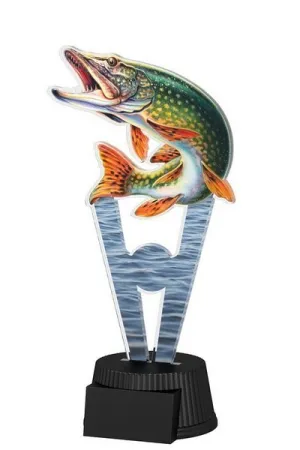 Akrylátová trofej ACUTN001M39 | Rybaření Výška cm: 16, Šířka cm: 8