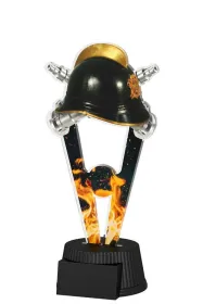 Akrylátová trofej ACUTN001M53 | Hasiči Výška cm: 19, Šířka cm: 9