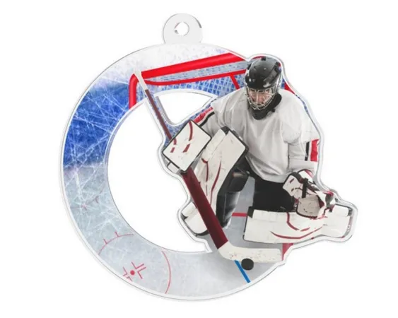 Akrylátová medaile MDA0020M68 | Hokej Stuha: ST19, MD průměr: 6