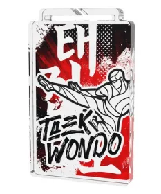 Akrylátová medaile MDA40M10 | Bojová umění Výška cm: 6, Stuha: ST3