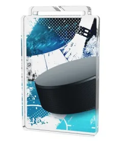 Akrylátová medaile MDA40M12 | Hokej Výška cm: 6, Stuha: ST2