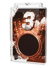 Akrylátová medaile MDA40M16 | Čísla Stuha: ST8, Medaile/emblém: Medaile + emblém