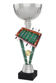 Akrylátová trofej ACUPSILVM43 | Stolní fotbal Výška cm: 35, Průměr cm: 12, Podstavec: černý