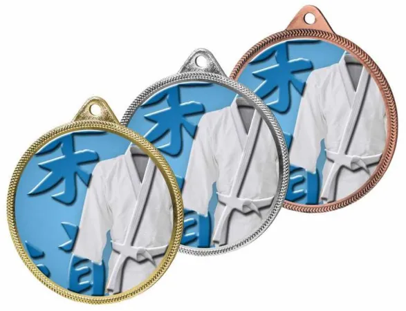 Medaile MDL001M21 | Bojová umění Barva: zlato, Stuha: ST5