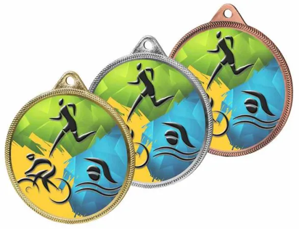 Medaile MDL001M32 | Atletika Barva: zlato, Stuha: ST15