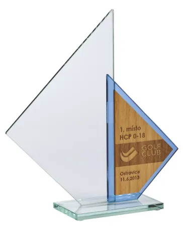 Skleněná trofej CR3064 | Golf