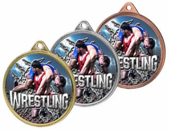 Medaile MDL001M37 | Bojová umění Barva: stříbro, Stuha: ST17