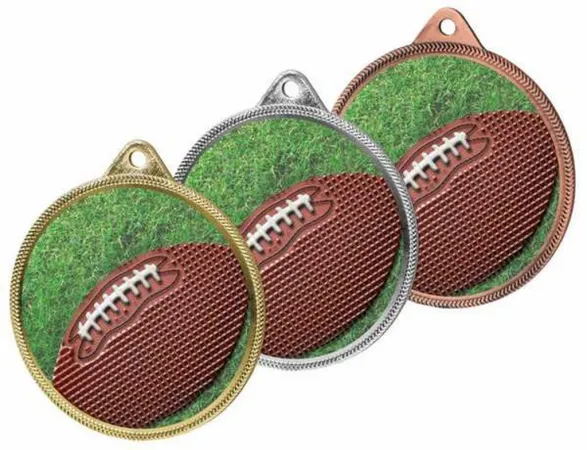 Medaile MDL001M47 | Americký fotbal Barva: zlato, Stuha: ST5