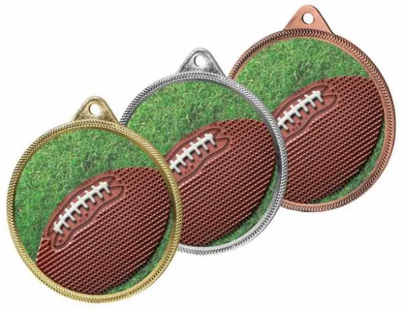 Medaile MDL001M47 | Americký fotbal Barva: zlato, Stuha: ST5