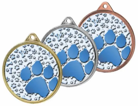 Medaile MDL001M53 | Kynologie Barva: stříbro, Stuha: ST12