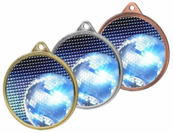 Medaile MDL001M56 | Hudba Barva: stříbro, Stuha: ST17