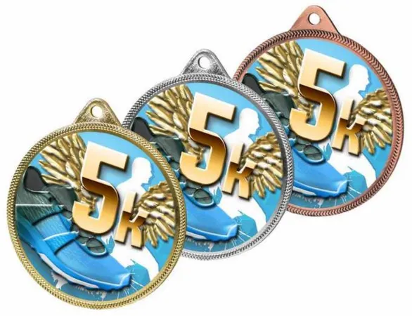 Medaile MDL001M58 | Běh Barva: stříbro, Stuha: ST1