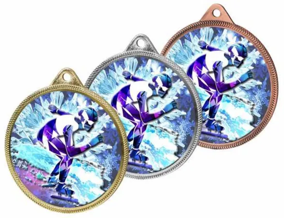 Medaile MDLS001M12 | Bruslení Barva: bronz, Stuha: ST15