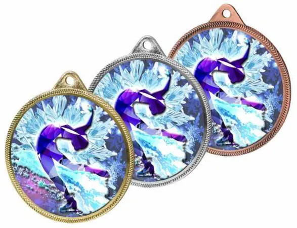 Medaile MDLS001M13 | Bruslení Barva: bronz, Stuha: ST5