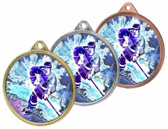 Medaile MDLS001M15 | Hokej Barva: bronz, Stuha: ST6