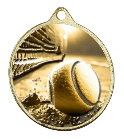 Medaile MDLR001M04 | Tenis Barva: zlato, Stuha: ST17