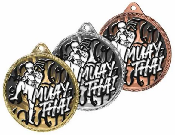 Medaile MDLR001M24 | Bojová umění Barva: zlato, Stuha: ST4