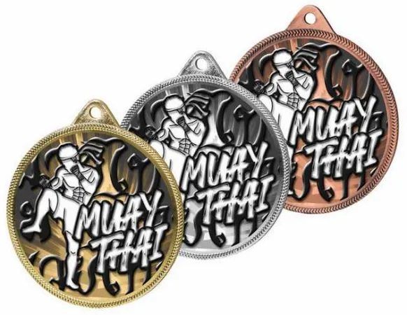 Medaile MDLR001M24 | Bojová umění Barva: zlato, Stuha: ST4