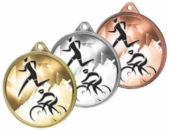 Medaile MDLR001M33 | Atletika Barva: zlato, Stuha: ST13