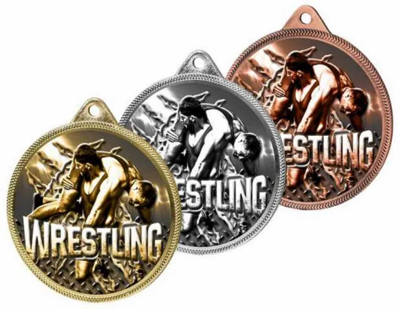 Medaile MDLR001M37 | Bojová umění Barva: stříbro, Stuha: ST7