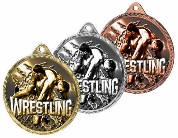 Medaile MDLR001M37 | Bojová umění Barva: stříbro, Stuha: ST7