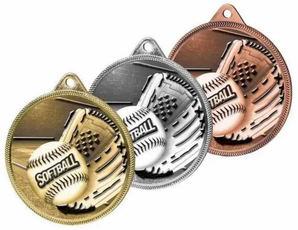 Medaile MDLR001M39 | Baseball Barva: bronz, Stuha: ST6