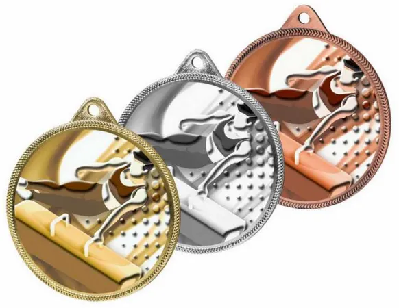 Medaile MDLR001M44 | Gymnastika Barva: bronz, Stuha: ST13