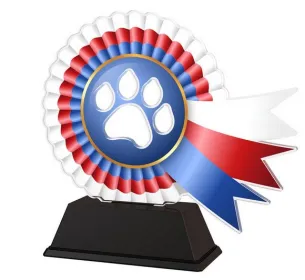 Akrylátová trofej AKECC002M02 | Kynologie Výška cm: 12
