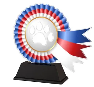 Akrylátová trofej AKECC002M03 | Kynologie Výška cm: 18