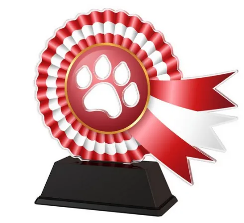 Akrylátová trofej AKECC002M05 | Kynologie Výška cm: 10