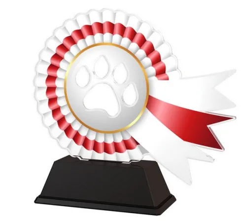 Akrylátová trofej AKECC002M08 | Kynologie Výška cm: 14