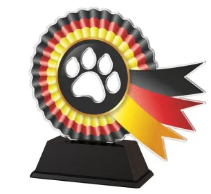 Akrylátová trofej AKECC002M09 | Kynologie Výška cm: 18