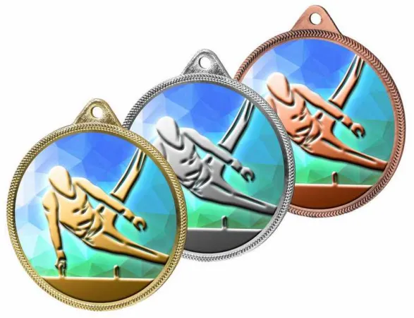 Medaile MDL001M61 | Gymnastika Barva: bronz, Stuha: ST2
