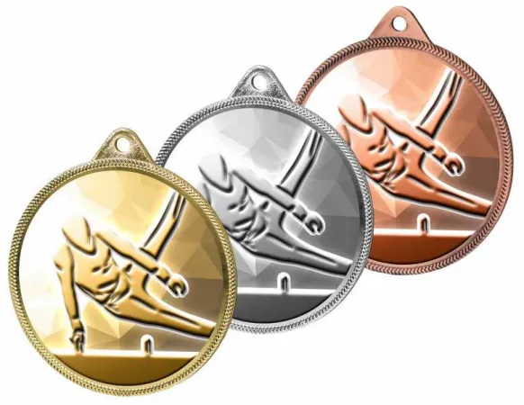 Medaile MDLR001M61 | Gymnastika Barva: zlato, Stuha: ST14