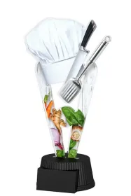 Akrylátová trofej ACUTN001M71 | Kuchyně Výška cm: 17, Šířka cm: 8.5